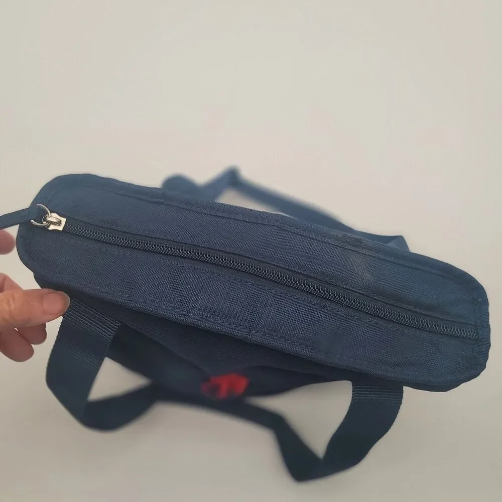 Polo Ralph Lauren Classic Pony Insulated Lunch Tote Newport Navy Blue Red Logo